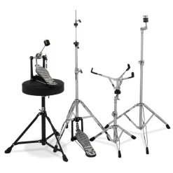 PDP Centerstage Series 20" 5 Piece Drum Kit Iridescent Black Sparkle with Hardware Cymbals and Thone