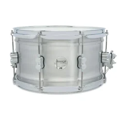 PDP Concept Aluminum 8x14-inch 1.2mm Snare Drum - Natural Satin Brushed Aluminum