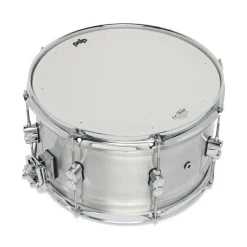 PDP Concept Aluminum 8x14-inch 1.2mm Snare Drum - Natural Satin Brushed Aluminum