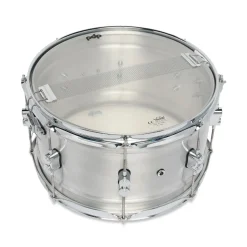 PDP Concept Aluminum 8x14-inch 1.2mm Snare Drum - Natural Satin Brushed Aluminum