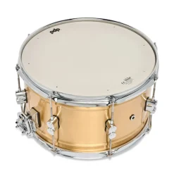 PDP Concept Brass 8x14-inch 1.2mm Snare Drum - Natural Satin Brushed Brass