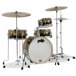 PDP Daru Jones New Yorker 4-Piece Drum Kit w/Bags & DW 6000UL Hardware Pack