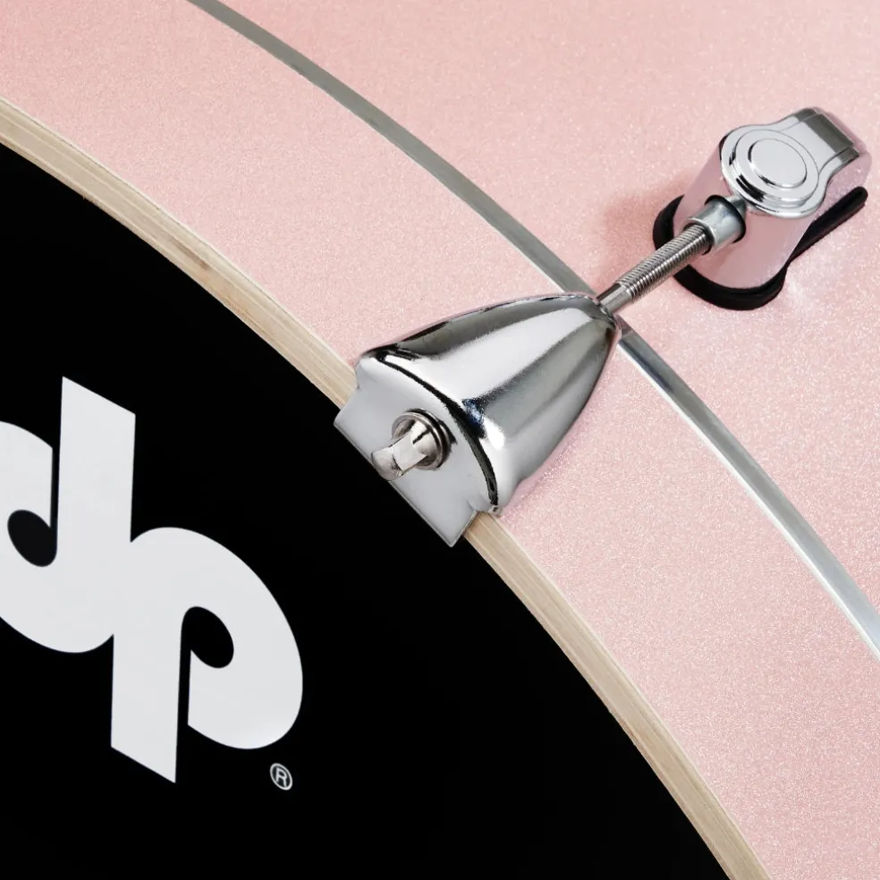 PDP Mainstage 5-Piece Complete Drum Set with Hardware and Cymbals - Pale Rose