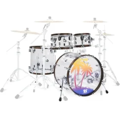 PDP 25th Anniversary Acrylic with Walnut Hoops Shell Pack - 7x10, 8x12, 16x16, 16x22