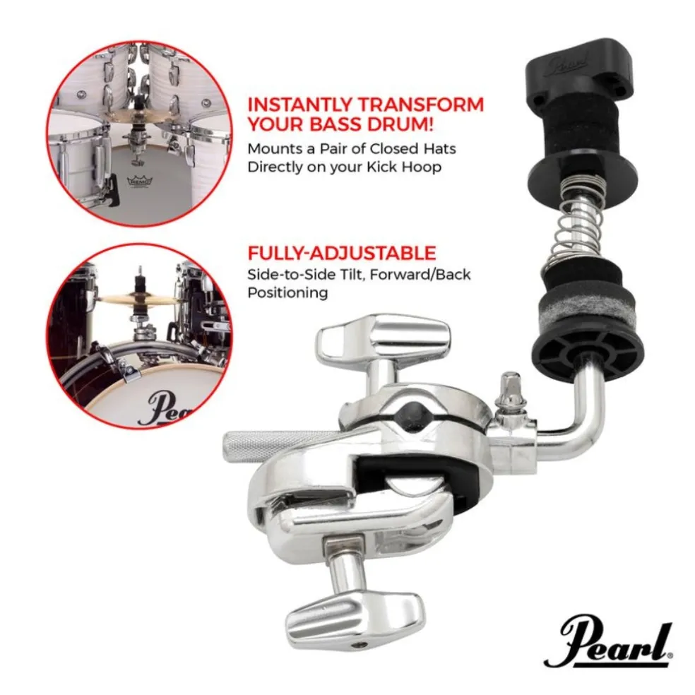 Pearl Bass Drum Hoop Mounted Closed Hi-Hat Holder