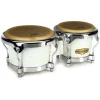 Pearl Big Belly Havana Series Fibre Bongos 7"+9" - Silver White Swirl