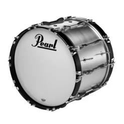 Pearl Championship Marching Bass Drum 18X14 Brushed Silver