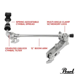 Pearl Closed Hi-Hat Holder with Clamp
