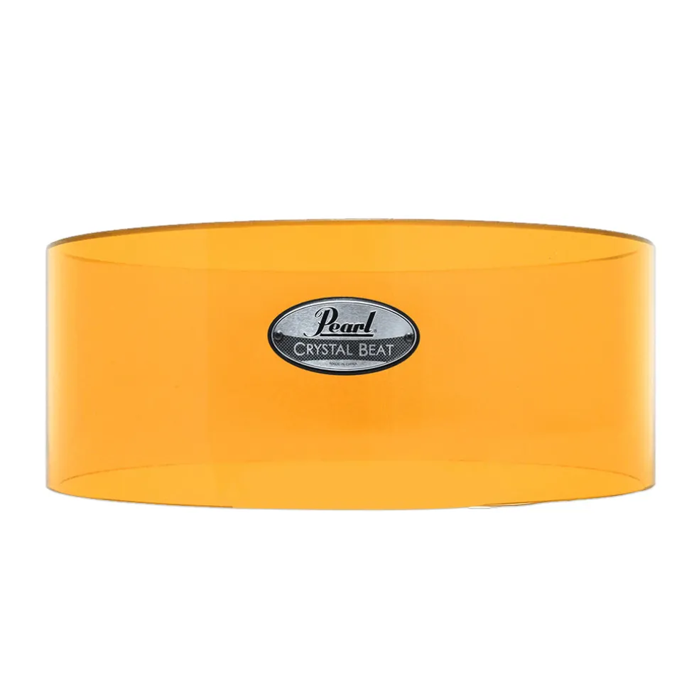 Pearl CRB Crystal Beat 14 x 5" Free Floating Snare Shell Only - Tangerine Glass