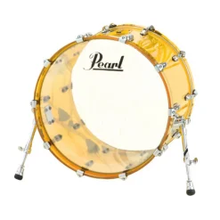 Pearl CRB Crystal Beat Bass Drum 20 x 15 Tangerine Glass