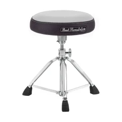 Pearl D1500 15" Vented Round White Cloth Drum Throne