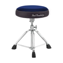 Pearl D1500 15" Vented Round Blue Cloth Drum Throne