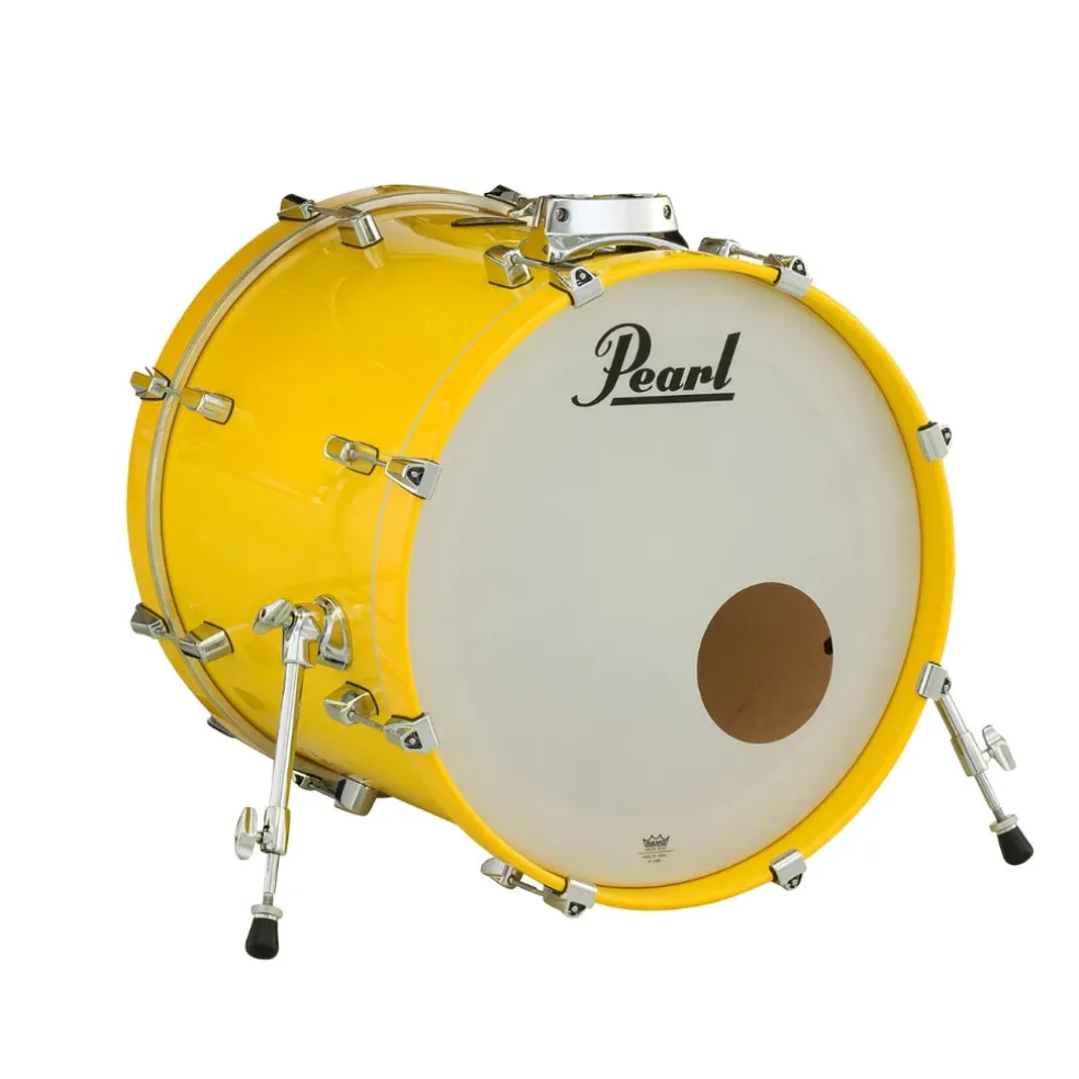 Pearl Decade Maple Bass Drum 22x18 - Solid Yellow