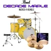 Pearl Decade Maple 22" Fusion Plus Incred-A-Bundle Drum Kit - Solid Yellow
