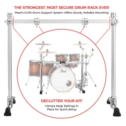 Pearl DR511 Icon Drum Rack - Bridge Style