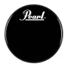 Pearl Drumheads 20" Black with White Logo
