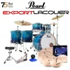 Pearl Export Lacquer EXL 22" Fusion Plus Kit Package with Zildjian Cymbals (I Series) & Hardware (Free 14" Floor Tom) - Azure Daybreak