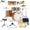 Pearl Export 20" EXX Fusion Drum Kit Package with Zildjian Cymbals & Hardware - Aztec Gold