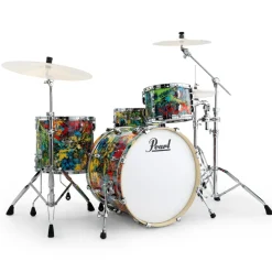 Pearl EXX Artisan 22" 4 Piece Fusion Plus Kit with Hardware - Limited Edition NY Splatter