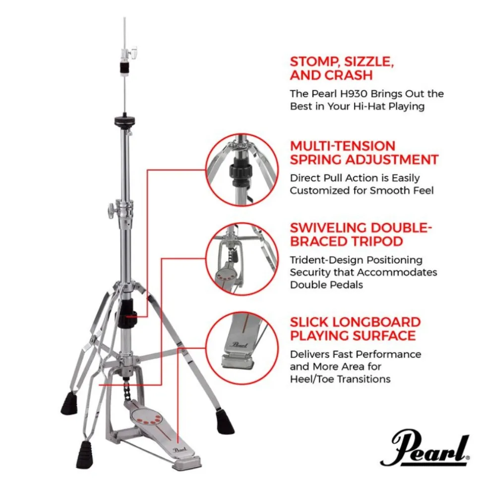Pearl H-930 Demonator Hi Hat Stand