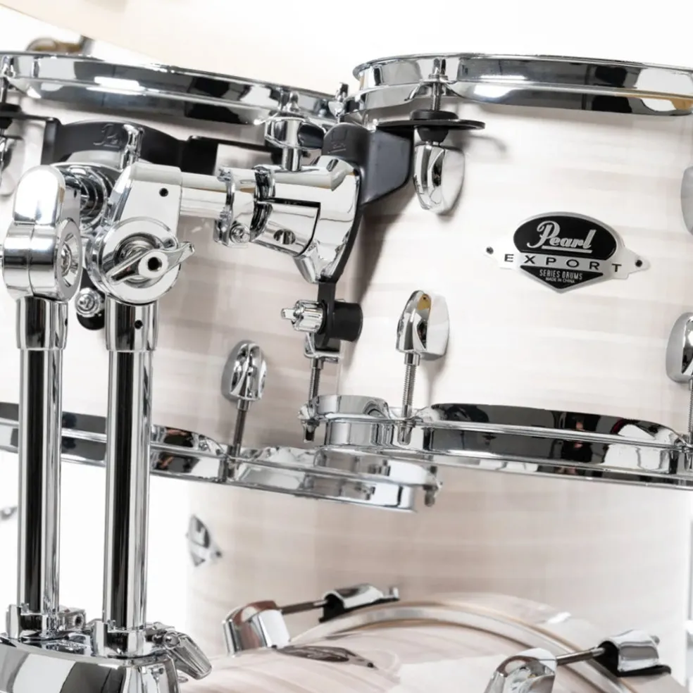 Pearl Limited Edition Export EXX 22" Fusion Plus Kit in Slipstream White with HWP834 Hardware Pack