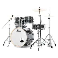 Pearl Limited Edition Export EXX 22" Fusion Plus Kit in Graphite Silver Twist with HWP834 Hardware Pack