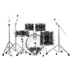 Pearl Limited Edition Export EXX 22" Fusion Plus Kit in Graphite Silver Twist with HWP834 Hardware Pack