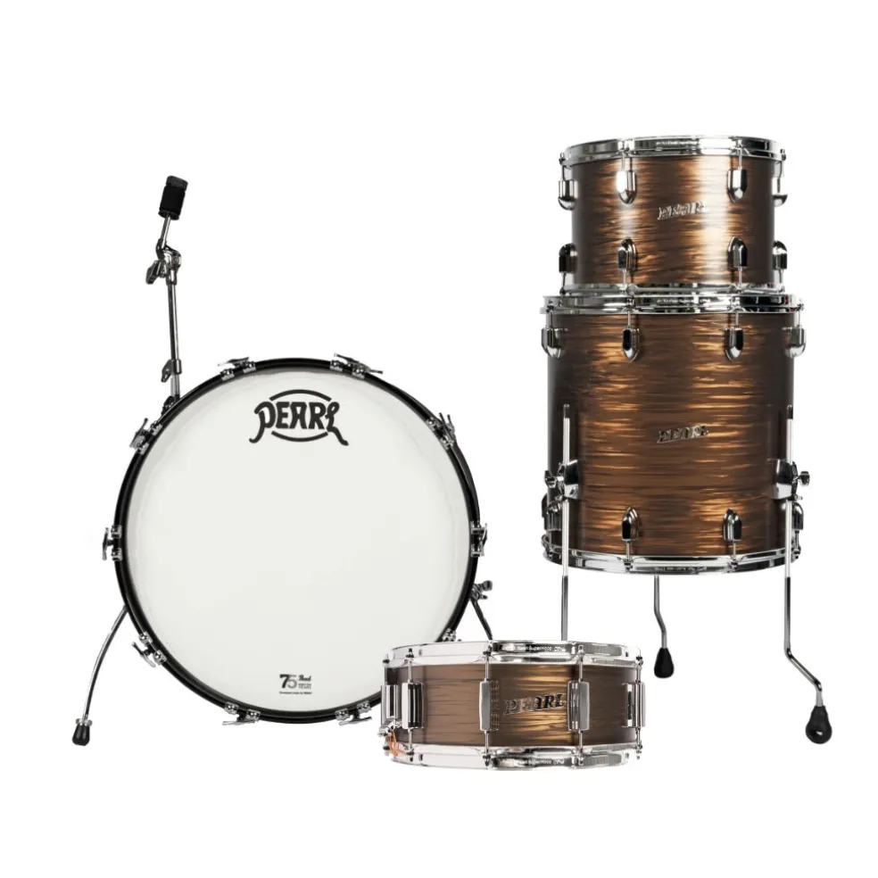 Pearl Limited Edition 75th Anniversary President Series Phenolic 22" 4-Piece Shell Pack Lauan - Matte Bronze Oyster