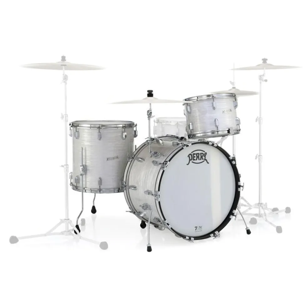 Pearl Limited Edition 75th Anniversary President Phenolic 22" 3 Piece Shell Pack in Pearl White Oyster