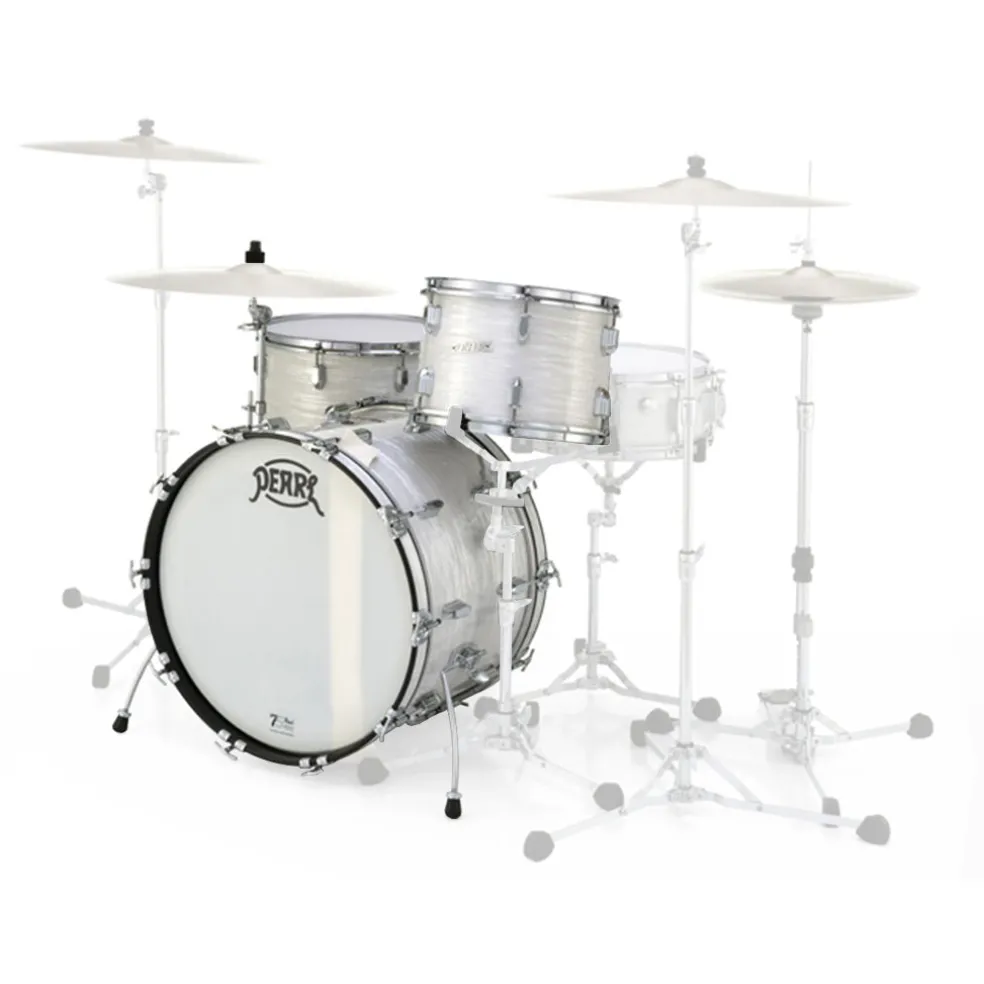Pearl Limited Edition 75th Anniversary President Phenolic 22" 3 Piece Shell Pack in Pearl White Oyster