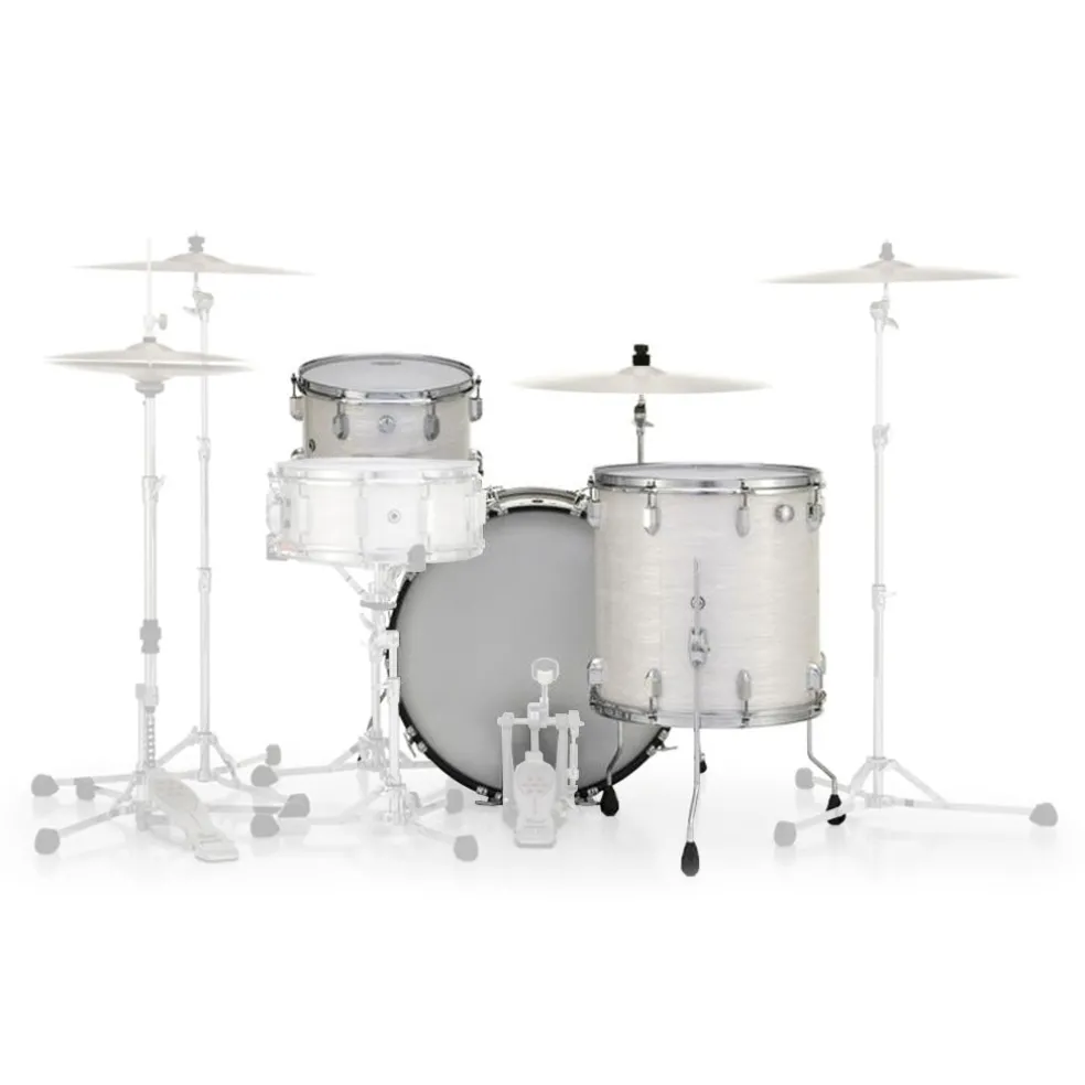 Pearl Limited Edition 75th Anniversary President Phenolic 22" 3 Piece Shell Pack in Pearl White Oyster