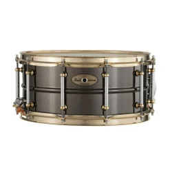Pearl Limited Edition 14x6.5 SensiTone Black Nickel Brass Snare Drum