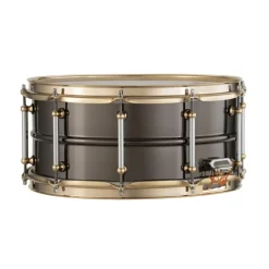 Pearl Limited Edition 14x6.5 SensiTone Black Nickel Brass Snare Drum