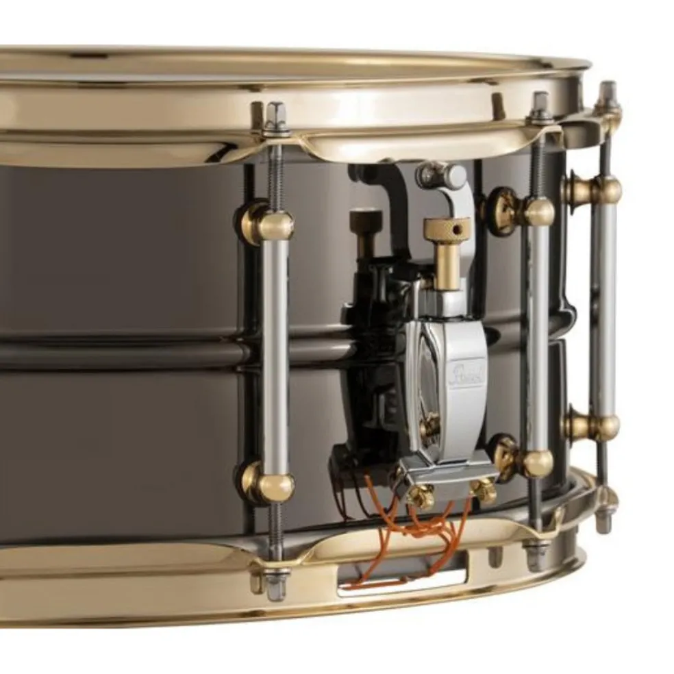 Pearl Limited Edition 14x6.5 SensiTone Black Nickel Brass Snare Drum