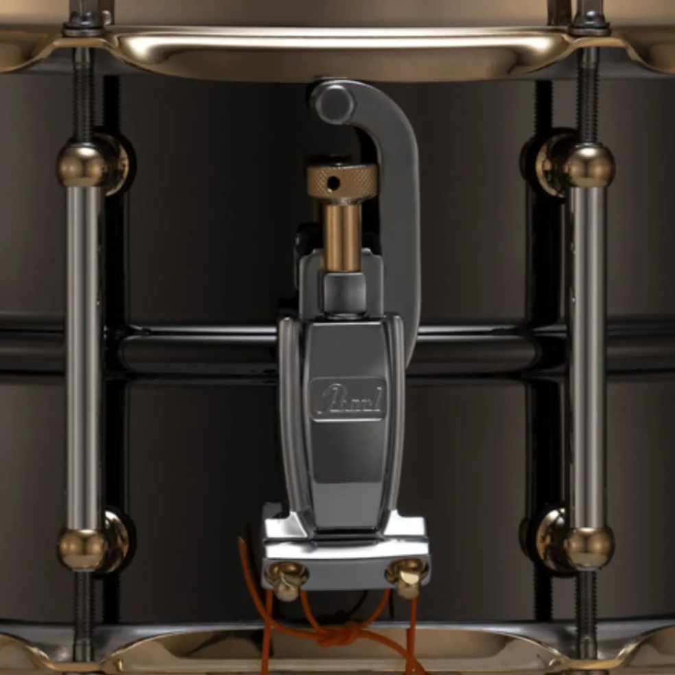 Pearl Limited Edition 14x6.5 SensiTone Black Nickel Brass Snare Drum