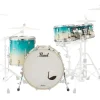 Pearl Master Maple Complete 4-Piece Shell Pack (10 x 7TT, 12 x 8TT, 16 x 16FT, 22 x 18BD) - Aquamarine