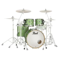 Pearl Masters Maple Complete - MCT 20" 4-Piece Shell Pack (10 x 7TT, 12 x 8TT, 14 x 12FT, 20 x 14BD(BX) Absinthe Sparkle