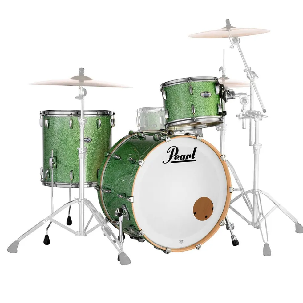 Pearl Masters Maple Complete 3-Piece Shell Pack - Absinthe Sparkle