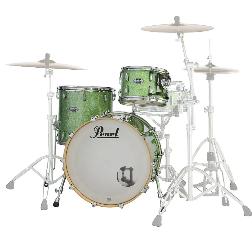 Pearl Masters Maple Complete 3-Piece Shell Pack - Absinthe Sparkle