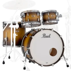 Pearl Masters Maple Pure 22" 4-Piece Shell Pack (R2 Pipe) - Matte Olive Burst