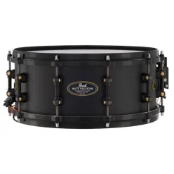 Pearl Matt Halpern 14"x6" Signature Snare Drum Black on Brass