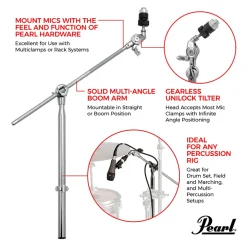 Pearl MH-830 Solid Boom Arm Mic Holder