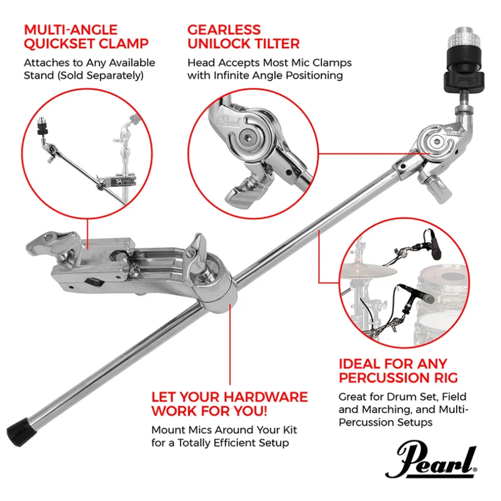 Pearl MH-70A Clamping Boom Mic Holder