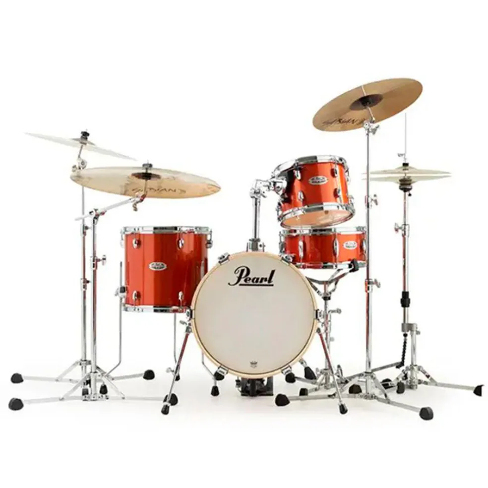 Pearl Midtown 4 Piece Kit w/ Hardware - Orange Crush