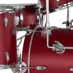 Pearl Midtown 4-pc Compact Drum Set w/Hardware - Matte Red
