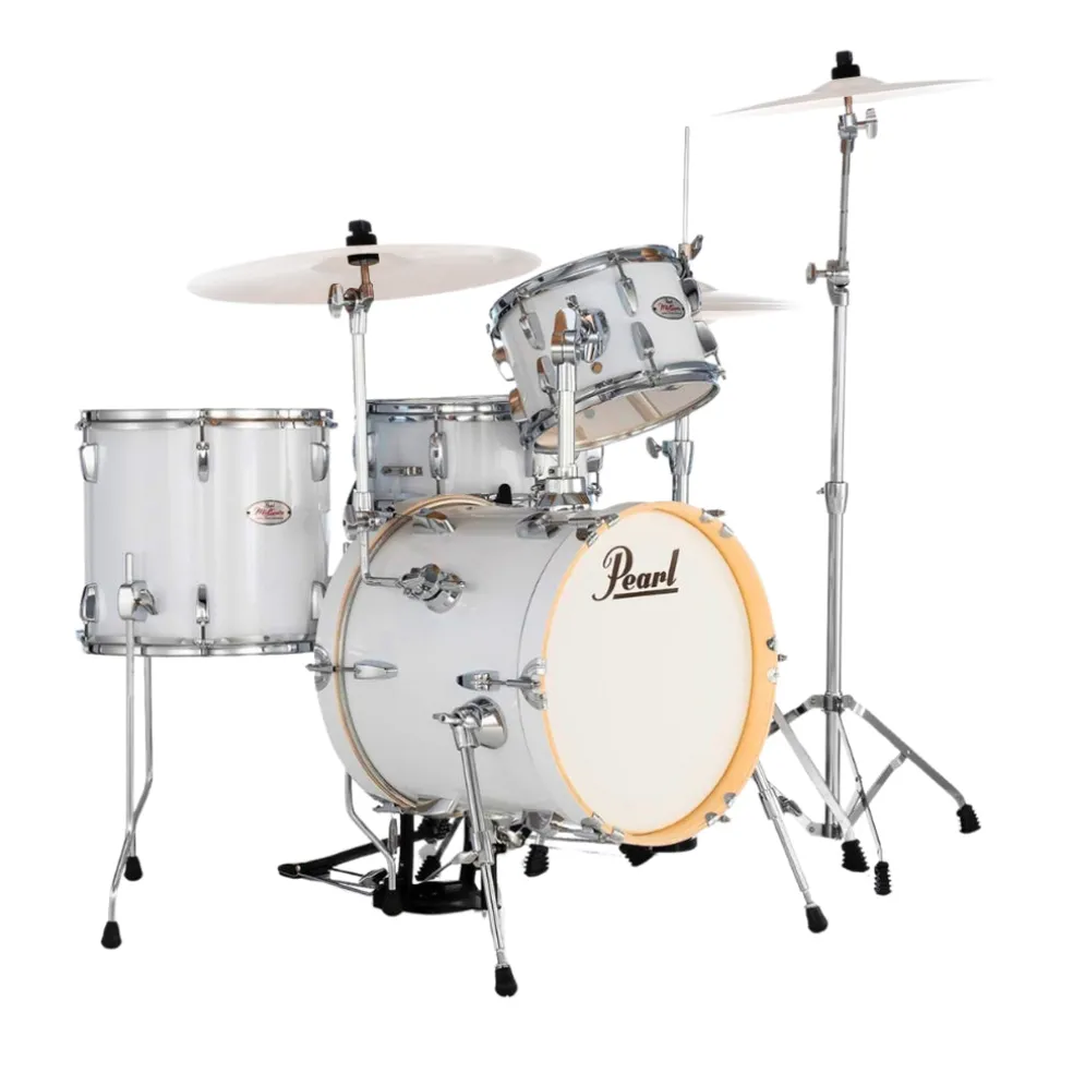 Pearl Midtown Series MT564C33 4-piece Drum Set with Hardware - Pure White
