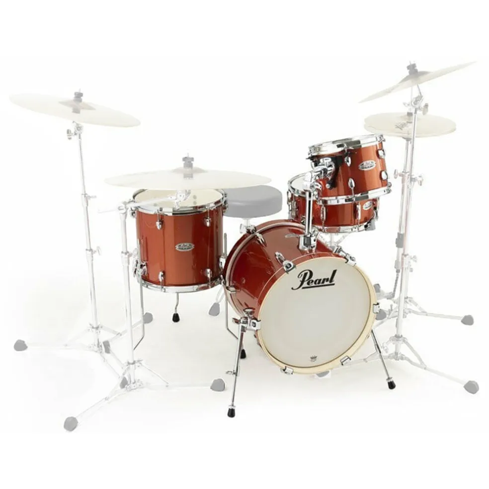 Pearl Midtown Shell Pack - 10, 13FT, 13S, 16K - Orange Crush