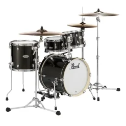 Pearl Midtown Shell Pack - 10, 13FT ,13S , 16K - Black Gold Sparkle w/ Hardware
