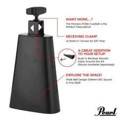 Pearl PCB6 Primero Cowbell - 6"