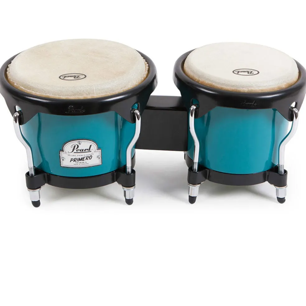Pearl Primero Series Fiber Bongos 6"+7" - Deco Blue